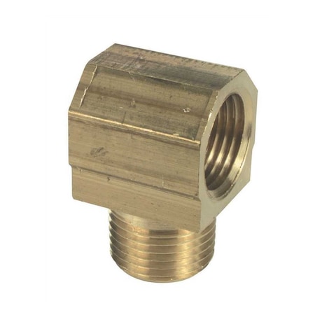 Sioux Chief 1/4 in. x 1/4 in. Lead-Free Brass 90-Degree MPT x FPT Street Elbow Gold 930-271001