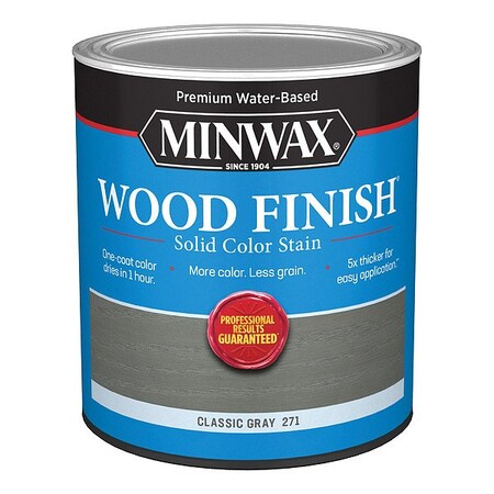 Minwax Wood Stain, 1 qt, Classic Gray 108210000