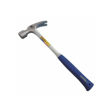 Estwing Framing Hammer, Rip Claw, Milled, Steel Handle/Head, Blue Shock Reduction Grip, 16 in OAL, 28 oz 268-E3-28SM