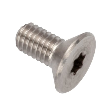 Zoro Select M3-0.50 Socket Head Cap Screw, Flat, Plain Stainless Steel, 6 mm Length ZFT286M3X6