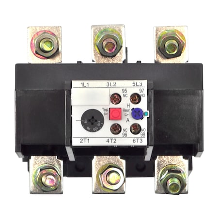 Brah Electric IEC Overload Relay, 1NO/1NC, 150 A Min current, 180 A Max current, 690 V B3UA62-00-3M