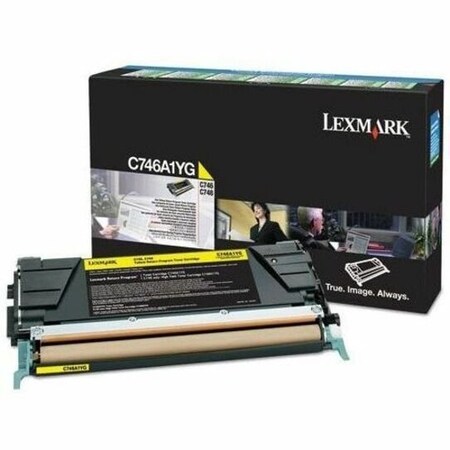 Lexmark Standard Yield Yellow Toner Cartridge 7K YLD C746A1YG