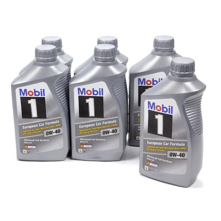 Mobil 1 112628 0W-40 Synthetic Motor Oil - 1 qt. - Case of 6, 6PK MOB112628