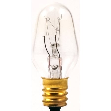 Ledvance/ Sylvania Incandescent C7 Bulb Shape Night Light Clear Finish Candelabra Base4Watt 120V 4C7/BL/4PK-120V/13549