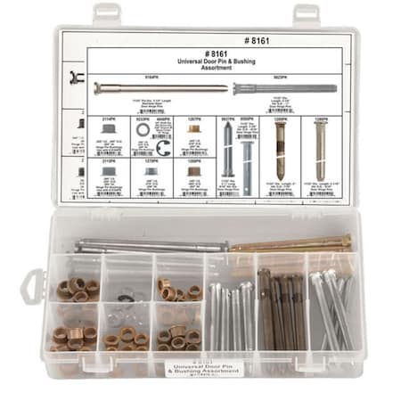 Disco Automotive Hardware DOOR PIN & BUSHING ASSORTMENT, 50PK 8161