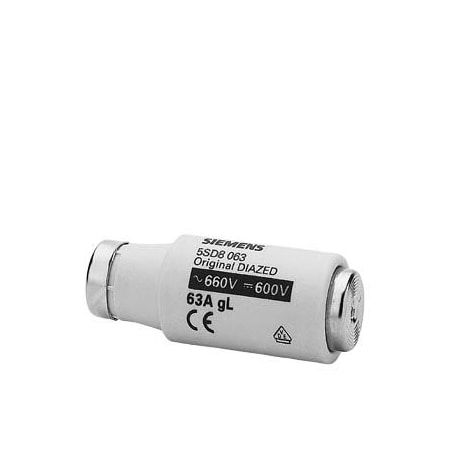 Siemens DIAZED FUSE LINK63 AMP660VAC600VDC 5SD8063