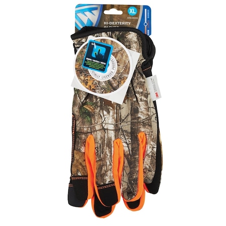 West Chester Protective Gear Realtree Xtra Mens XL Synthetic Leather High Dexterity Camo Winter Glove RE96555-XL
