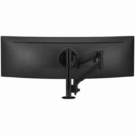 Atdec heavy duty, spring assisted monitor desk mount, suits flat monitor screens up to 31 lbs, AWMS-HX40-H-B