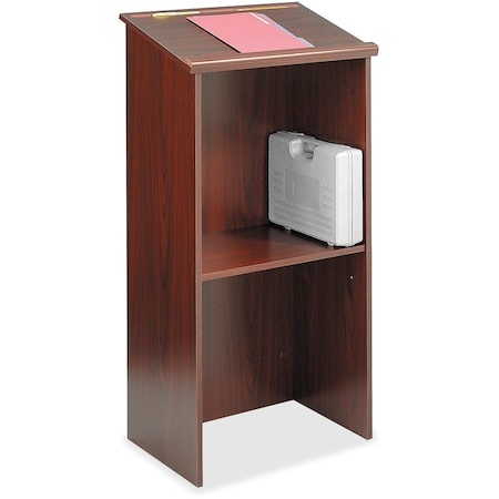 Safco Stand-Up Lectern, 23w x 15-3/4d x 46h, Mahogany 8915MH