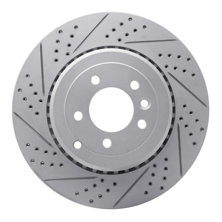 Dynamic Friction Co DFC Geoperformance Rotor - Drilled and Slotted 830-11020R