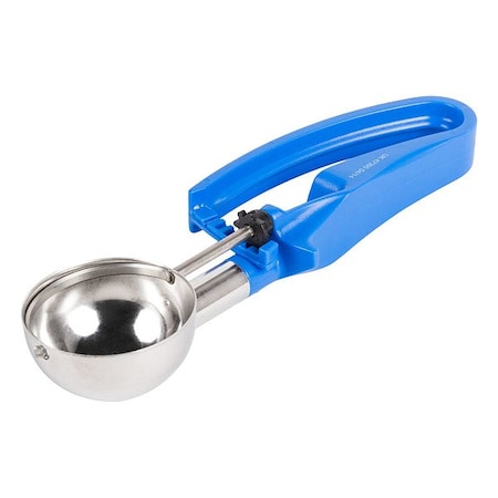 Vollrath Squeeze Disher, 2 oz., SS, Royal Blue 47395