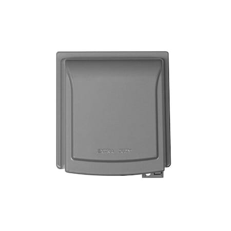 Sigma Engineered Solutions Weatherproof Cover Rectangle Die-Cast Metal 2 gang 6.02in H X 5.55in W 14433M