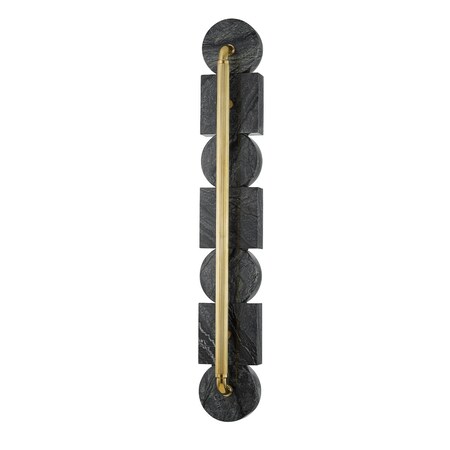 Corbett Lighting Sena 1 Light Wall Sconce 32.5 In. Vintage Brass 423-33-VB