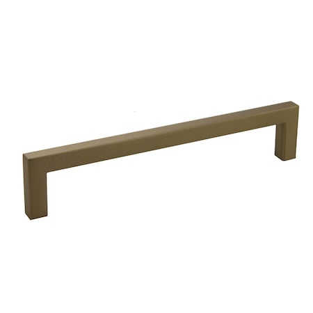 Pride Industrial 6-3/8in Modern Square Cabinet Pull with 6-3/10in Center to Center Rose Gold Finish P87228RG