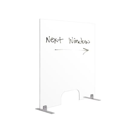 Mastervision Protector Frameless Glass Countertop With 48''x36'' Transparent Panel GL0801392