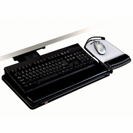 3M ADJUSTABLE KEYBOARD TRAY, KNOB ADJUST ARM AKT80LE
