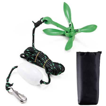 Vevor Kayak Anchor Kit 3.5 lb Paddle Board Anchor Kit with 26.2 ft Rope and Buoy PHT-3.5LB