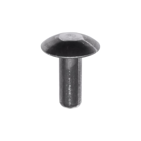 Auveco Brazier Head Solid Aluminum Rivet 1/2in Length, 100PK 12528