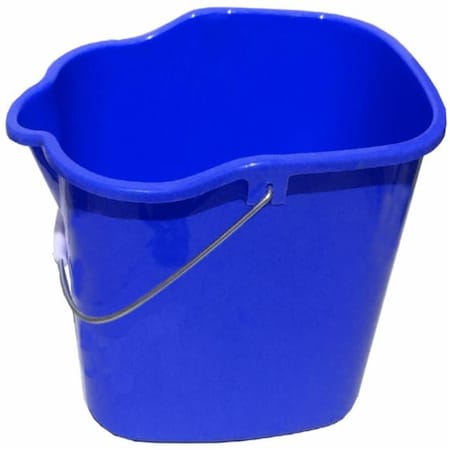 Tuff Stuff Products SB17SBL 17 qt. Square Utility Bucket; Sky Blue SB17SBL