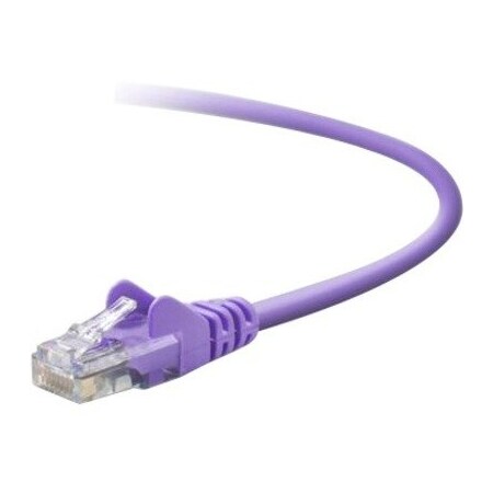 Belkin 5Ft Cat5E Snagless Patch Cable, Utp, Purple Pvc Jacket, 24Awg, T568B, A3L791-05-PUR-S