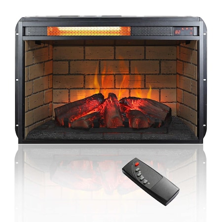 Edendirect 26 in. Ventless Electric Fireplace Insert with remote control ZR-W1769121295