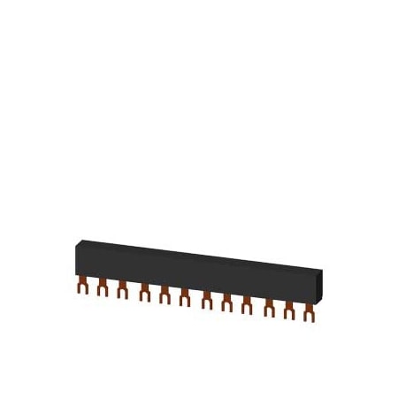 Siemens 3-phase busbars Modular spacing 45 mm for 4 switches Fork shape connections 3RV1915-1CB