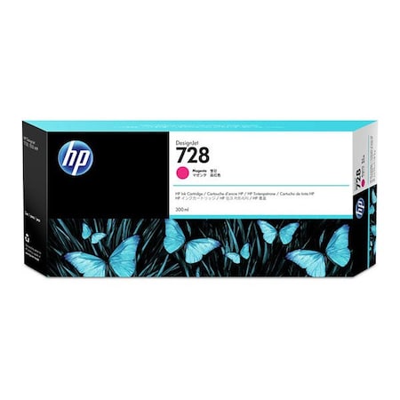 Hp 728 (F9J66A) Magenta Original Ink Cartridge (130 ml) F9J66A