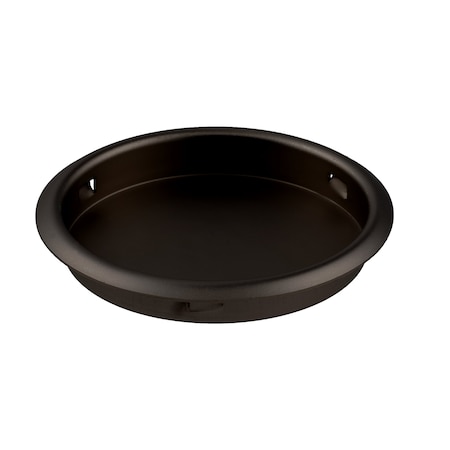 Geo 2-1/8" Round Finger Pull with Snap In Installation Matte Black Finish GBH-FP218-MB