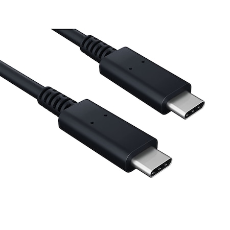 Sanoxy 1m USB 3.1 Gen 2 C Male to C Male Cable 10G 3A, Black SNX-CBL-LDR-U3106-1101