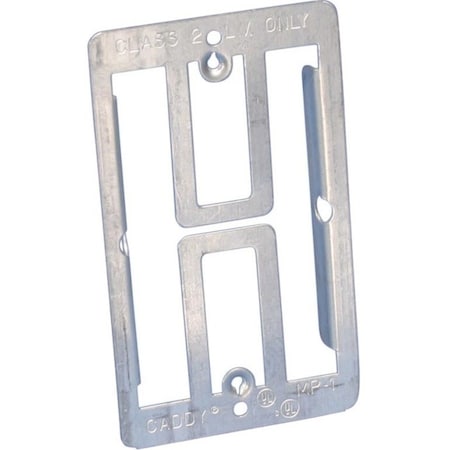 Nvent Caddy Communication Bracket, 1 Gang, Steel, - Box Type MP1