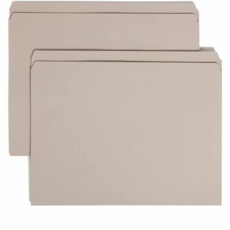 Smead FOLDER, STR CUT, LTR, GY 12310