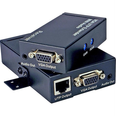Qvs VGA-WUXGA with Audio Single CAT5e-6 Extender Kit - 500 ft. - VA-E