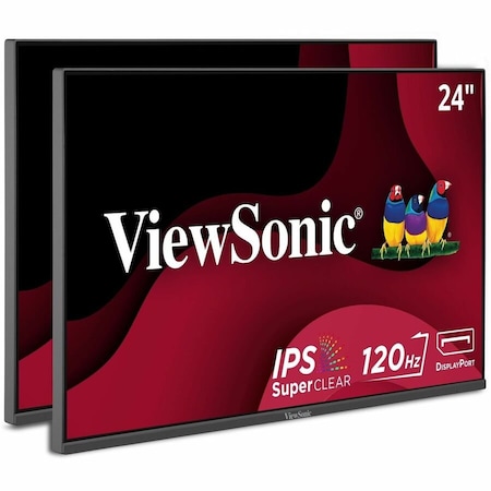 Viewsonic 24IN 1080P IPS DUAL PACK HEAD-ONLY MONITORS WITH VARIABLE REFRESH RATE, HDMI, DP VA2456A-MHD_H2