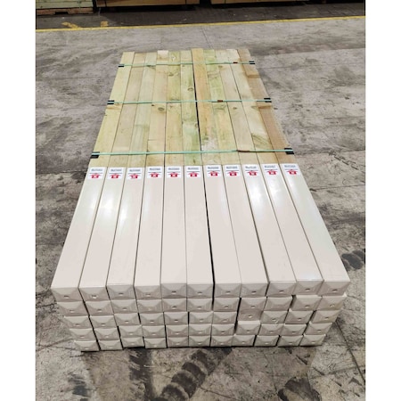 Nexpost 4" x 4" x 100" Fence Post, Non Deteriorating Composite Base, Hybrid Ground Post, 55PK 805897