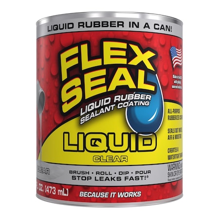 Flex Seal Flex Seal Clear Liquid Rubber Sealant Coating 16 fl. oz. LFSCLRR16