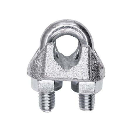 Auveco Nipper Wire Rope Clip 5/16in Diameter - Galvanized, 6PK 12173