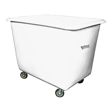 Royal Basket Trucks Poly Truck Metal Base, 52" L, White G20-WHX-PGC-4UNN