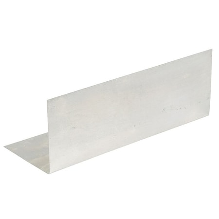 Amerimax Home Products Step Flashing, 7 in L, 4 in W, Economy Profile, Aluminum, Galvanized 707447BX100