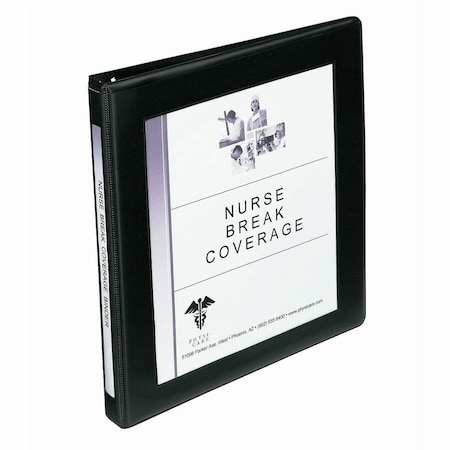 Avery BINDER, FRAMED, D-RING, .5in, BK 68050