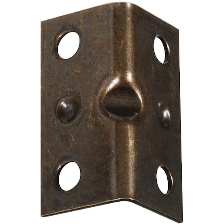 National Hardware 1-1/2'' x 3/4'' Antique Brass Corner Brace, 4-Count N226-282