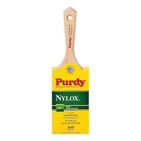 Purdy Nylon Paint Brush, 3 7/16 in L 144232230