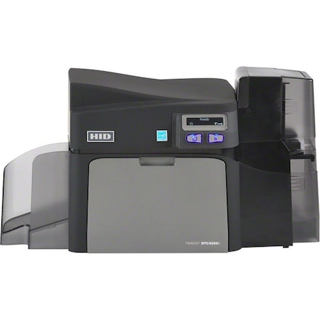 Hid DTC4250e Dual-Side Printer: Base Model + Ethernet with Internal Print Server + USB 52100