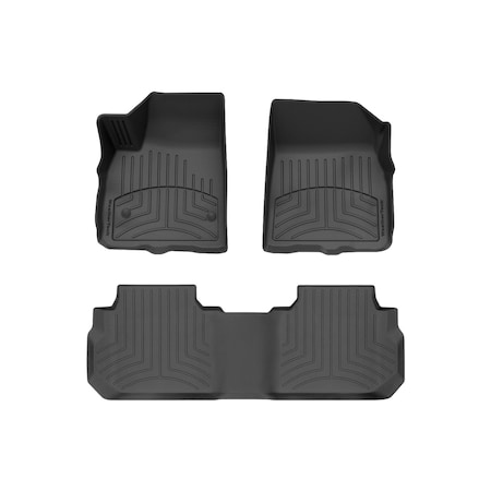 Weathertech Black, Front and Rear FloorLiner HP 4415741-4410802IM