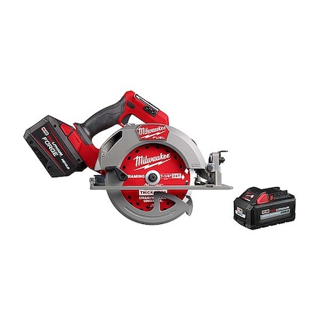 Milwaukee Tool M18 FUEL Circular Saw Kit +XC6.0 Battery 2834-21HD, 48-11-1865