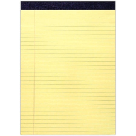 Roaring Spring Paper Products Legal Pad, Standard, Canary, 12PK 74764