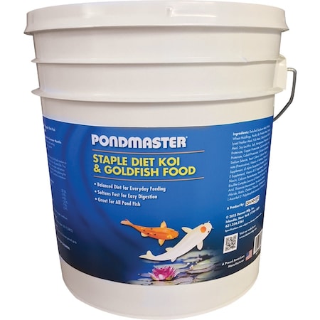 Pondmaster 5 Lb. Staple Diet Koi & Goldfish Pond Fish Food 3730