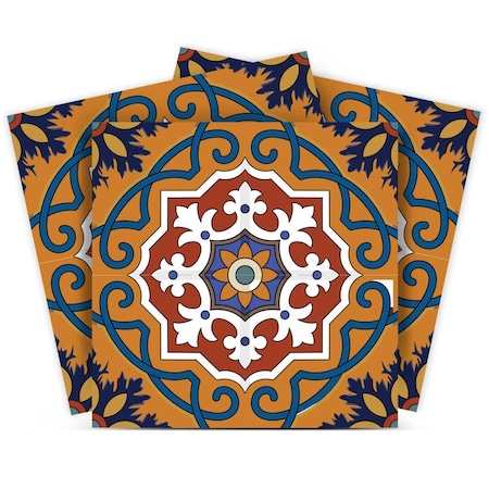 Homeroots 8" X 8" Old World Ole Peel and Stick Tiles 400004