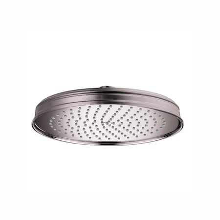 Axor Montreux Showerhead 180 1-Jet, 2.5 gpm in Brushed Nickel 28715821