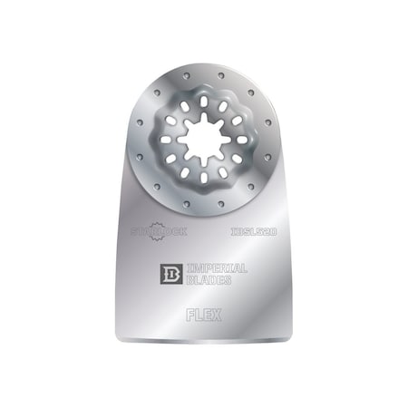 Imperial Blades Starlock IBSL520 Flexible Scraper, 2 in D Cutting, HCS Silver IBSL520-1