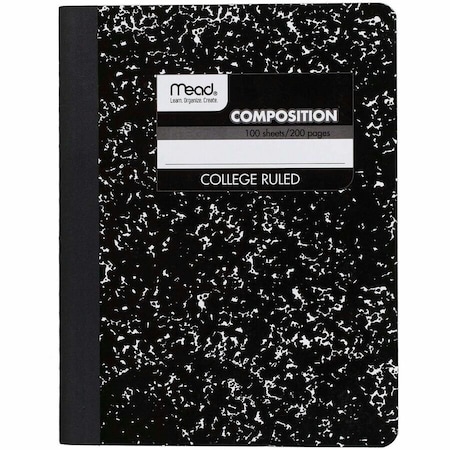 Mead Composition Book, 3 Subject 09932